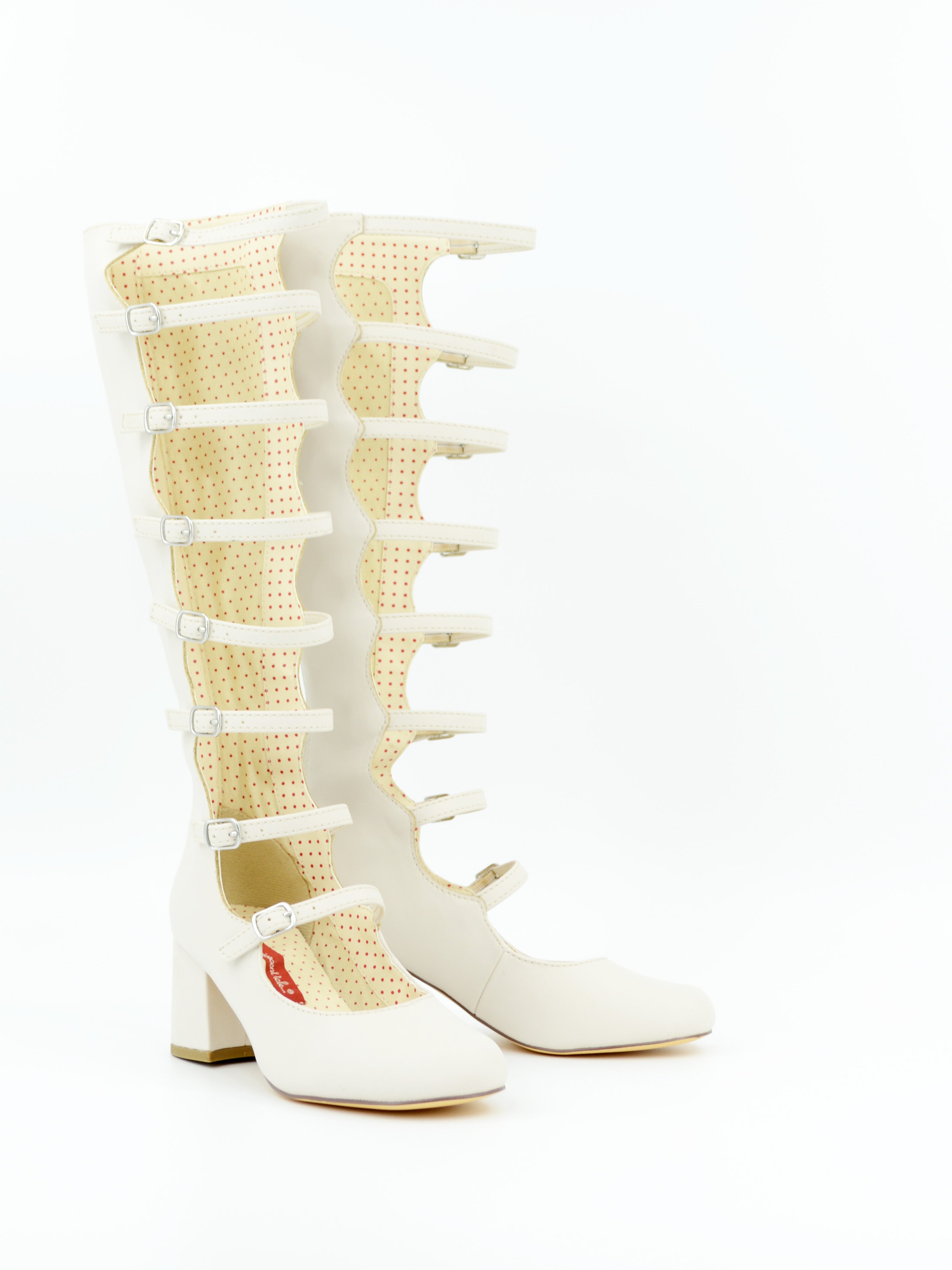 White hot sale mod boots