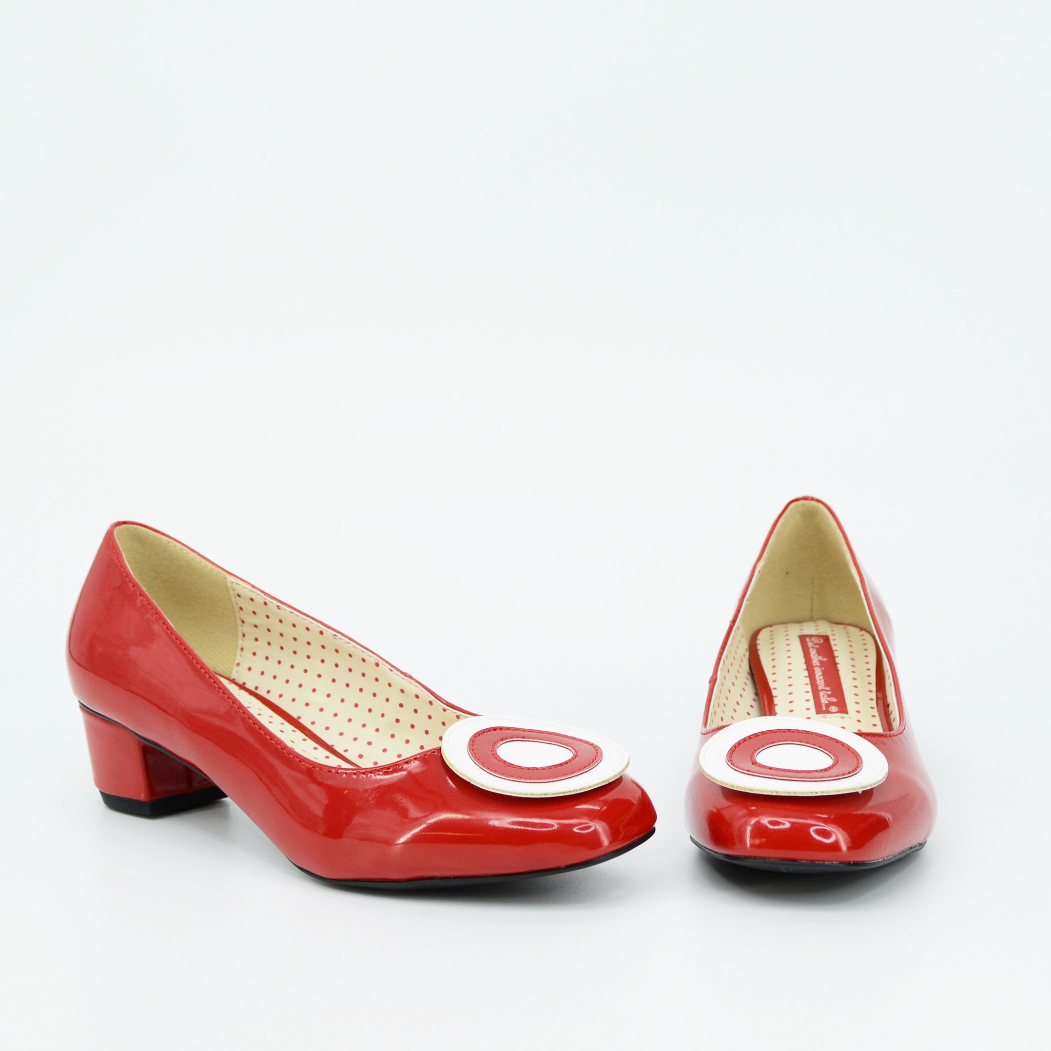 B.A.I.T. 60s Fawn T-Strap Pumps in Toffee