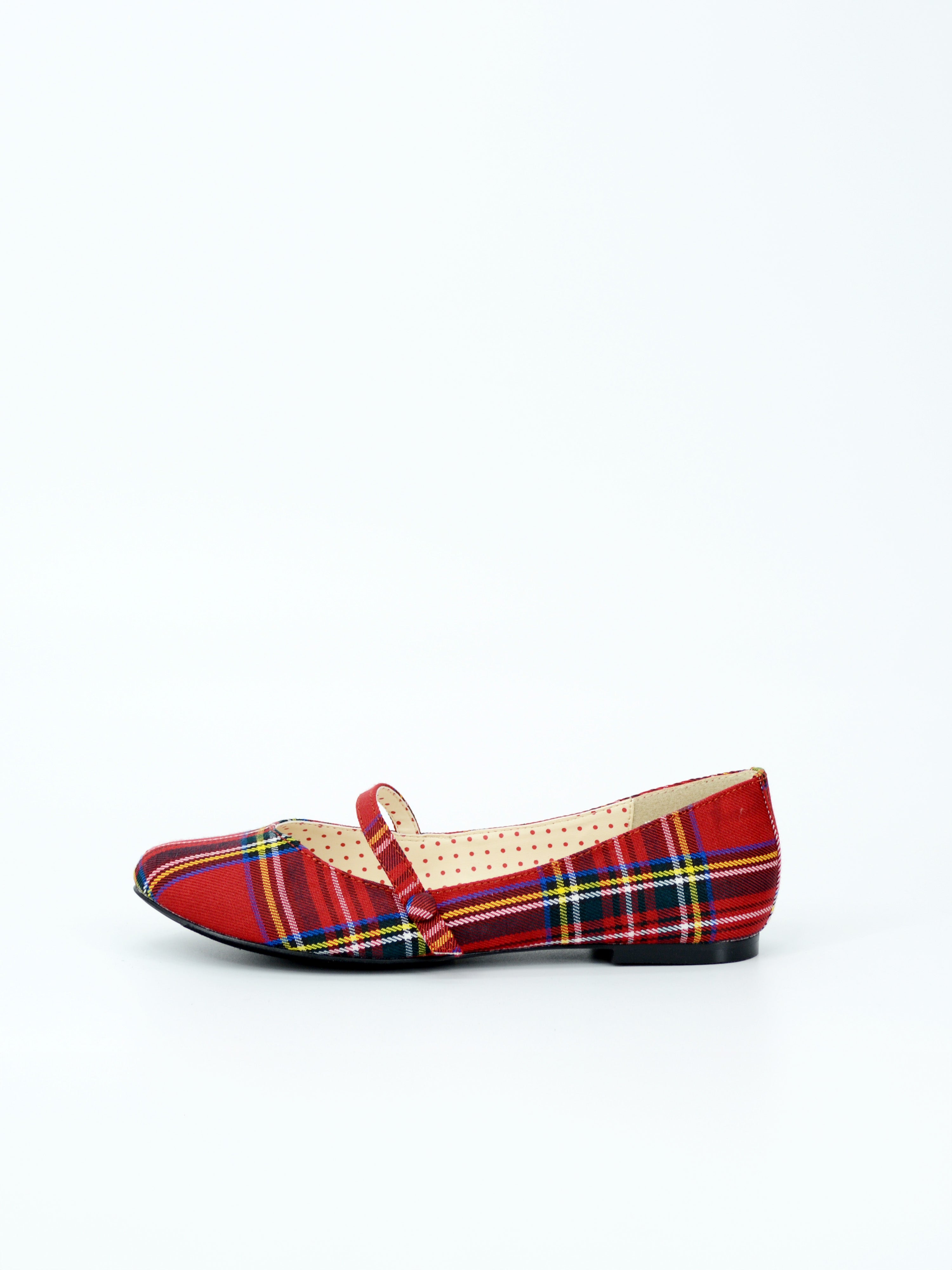 Red tartan plaid on sale shoes